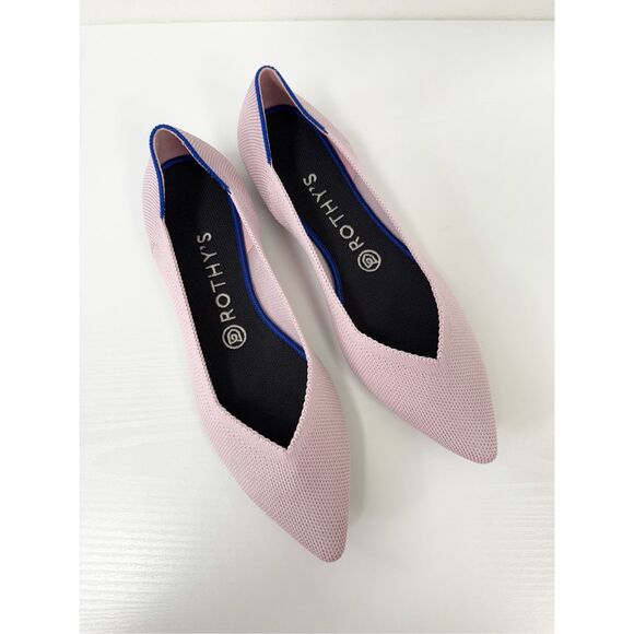 Rothy's Shoes - Rothy's The Point Petal Pink Flats 8.5 Pointed Toe Slip-On
